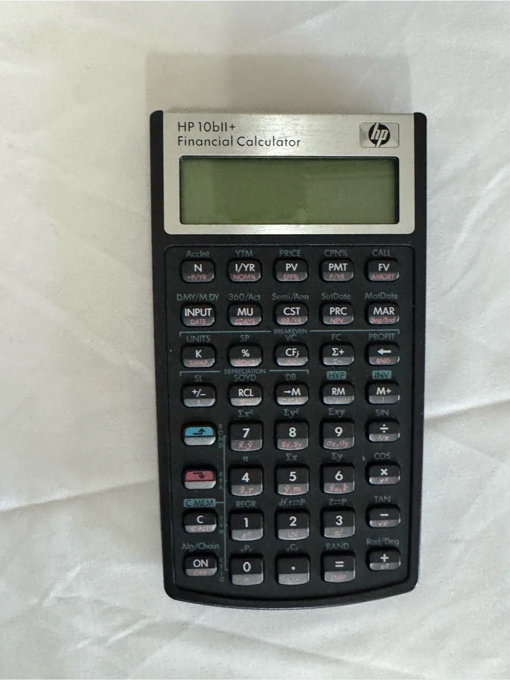 HP Financial Calculator - Black and Silver